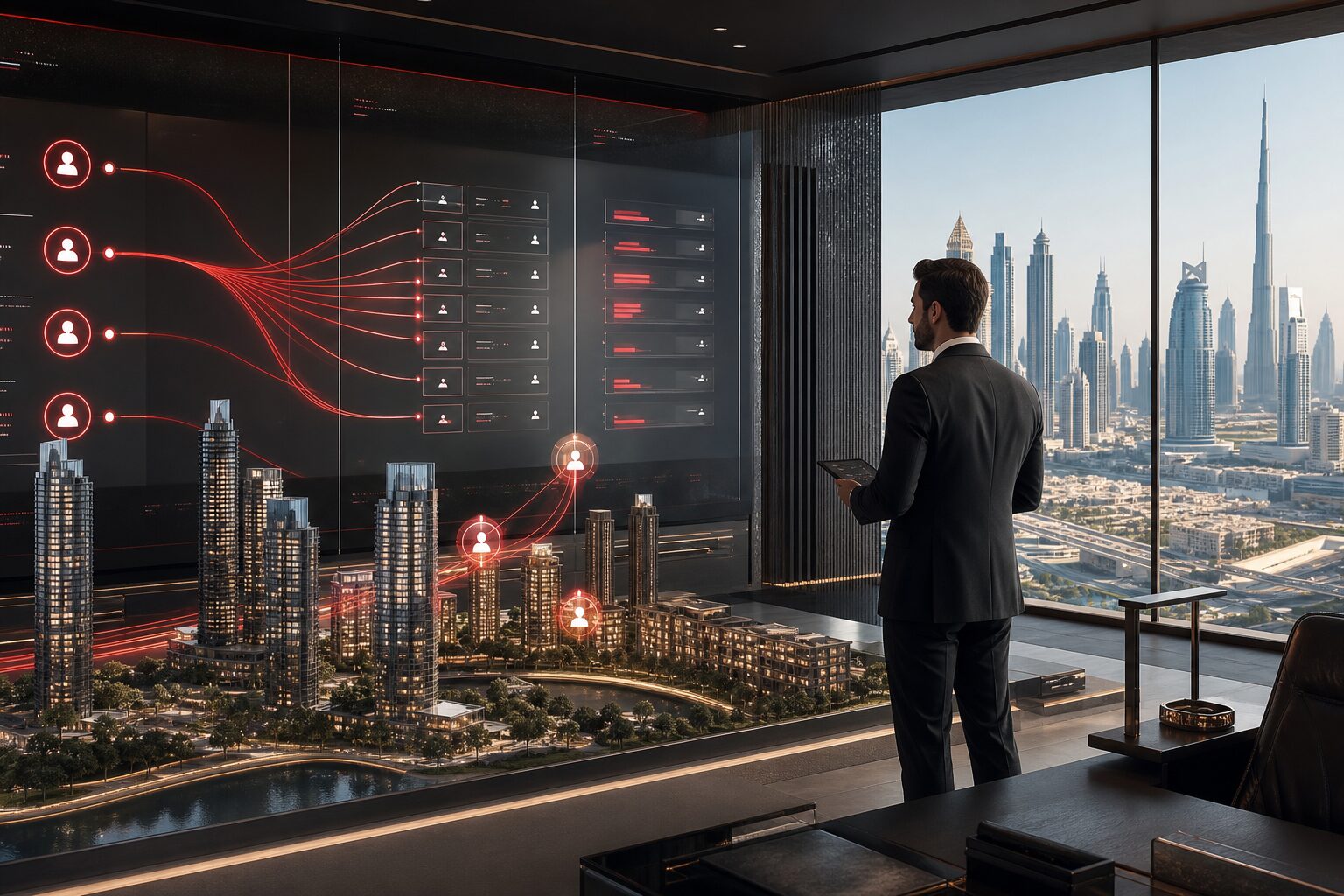 Dubai real estate team using an AI lead generation and qualification system