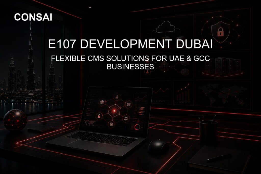 e107 Development Dubai | Flexible CMS Platforms | CONSAI