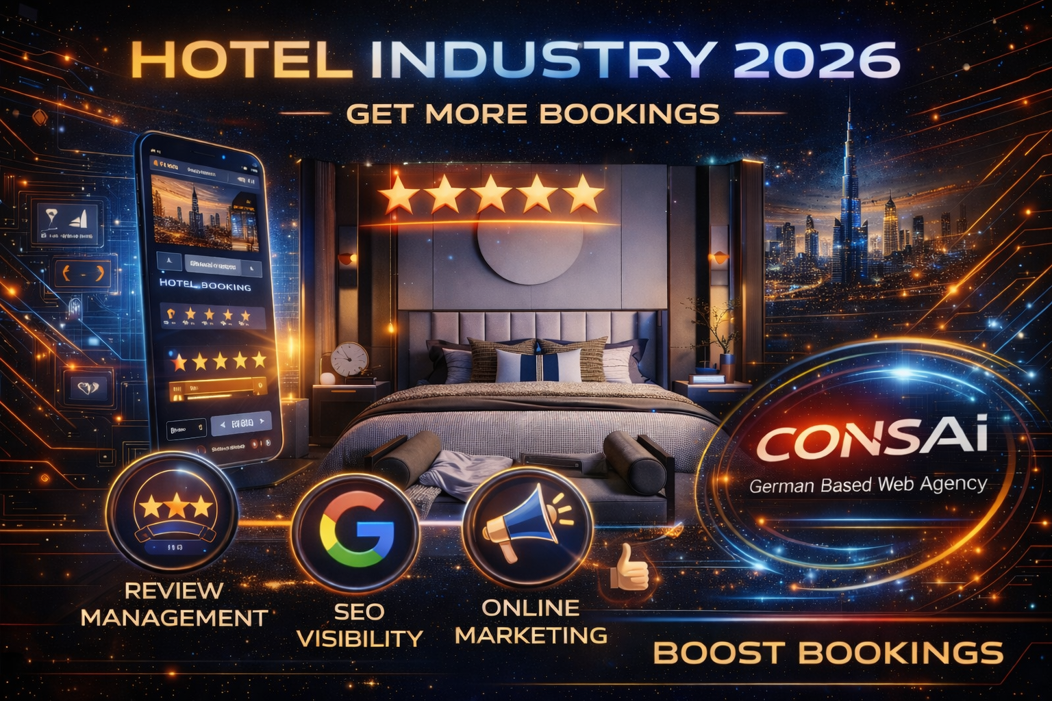 AI Industry Solutions Dubai - Hotel Marketing Dubai 2026: Increase Bookings with Review Management and Online Strategy