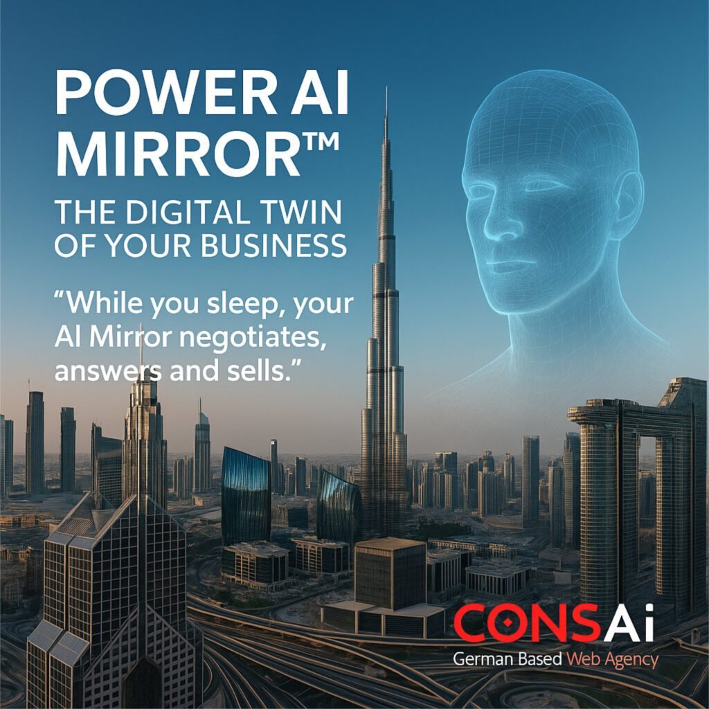 AI Digital Twin Dubai: Power AI Mirror™ for 24/7 Business Performance | CONSAI Agency article image