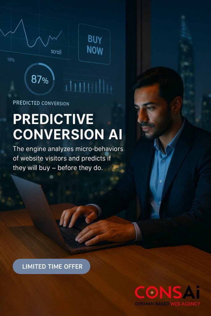 Predictive Conversion AI Dubai: Turn Visitor Intent into Revenue | CONSAI Agency article image