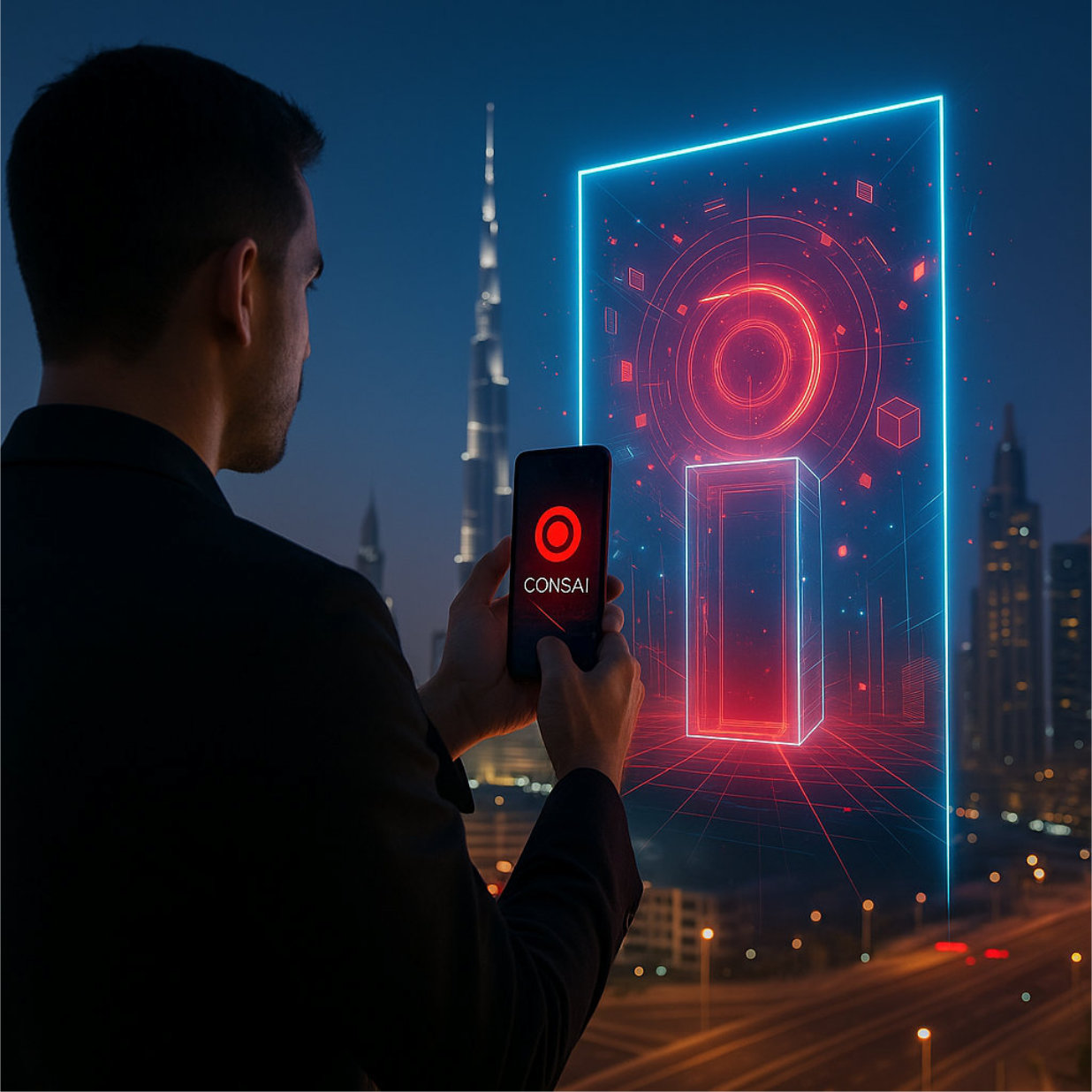 AI Automation Dubai - AR Branding Dubai: HoloBrand Projection™ by Consai