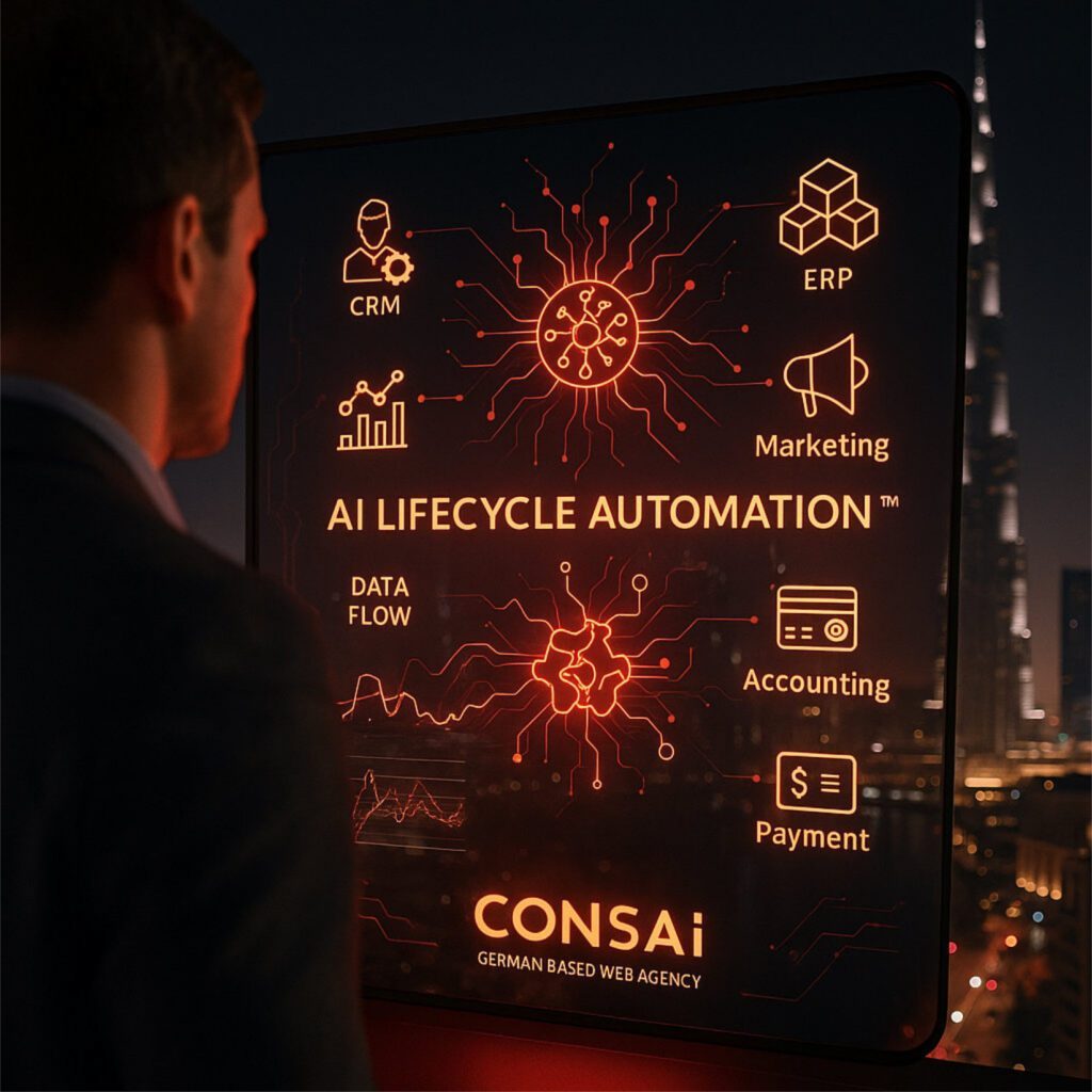 AI Business Automation Dubai: End-to-End Lifecycle Automation for the GCC | CONSAI Agency article image