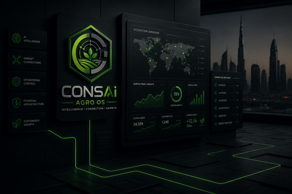 The World’s First AI Ecosystem for Agriculture & Renewable Energy: Introducing CONSAI Agro OS & Solar OS